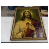 'Sacred Heart of Jesus' Print 24.5inWx31.5inT