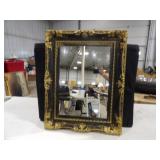 Mirror w/Gold Moulding 24inWx28.5inT