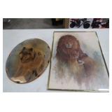 'Wolf in the Snow' 16in W, 19in H, &