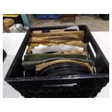 Approx 104 sz.78 Records w/Milk Crate