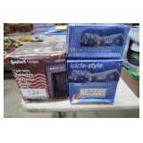 3 Boxes-Icicles Lights,Portable Elec. Heater,Misc