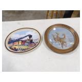 'We Three Kings' Framed Plate by H.Moeller 1975 &