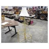 Standing Lamp w/3 Plant Holders, Works