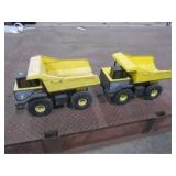 2-Tonka Dump Trucks Metal