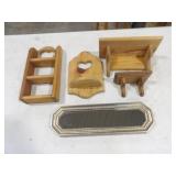 4 Knick Knach Shelves, See Description