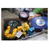 Ash Trays, Clocks, Cement Truck, Crane, Misc.
