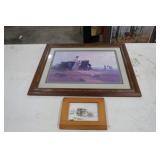 2 Pictures, 1-Woman by Car, 1-Man by Car