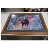 Moose Picture, 38in Wide, 28in Long