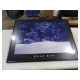 Wolf Run by Alan & Sandy Carey 1993 32wx24H