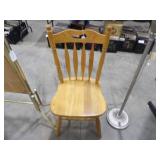 Oak Chair, Seat is 17in Tall