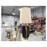Mid Century Modern Lamp, Base is 21in Tall, &