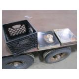 Approx 45 Records w/Milk Crate