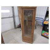 6-Wood Gun Cabinet w/Key 23 1/2 x 13.25 x 66.5in.