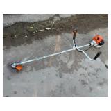 Runs-Stihl FS90 w/Saw Blade Attachment