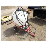 Fimco 25gal. Pull Type Sprayer w/Wand & 12v Pump