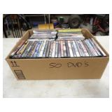 Approx. 50 DVDs