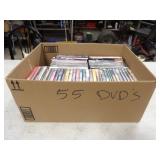 Approx. 55 DVDs