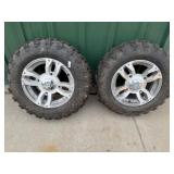 2-New Carlisle Terrathon 26x8x14 Tires on 4 Hole