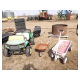 Kids Wheel Barrel, Princess Wagon, JD Gator XUV550