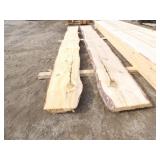 2-Live Edge Slabs 2in. T x 16ft. L, Various Width