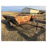 88 1/2 x 75 1/2in. Single Axle, Tilt Bed Trailer,