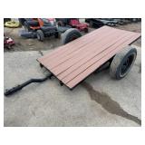Single Axle Trailer 4x8ft. Tilt Bed, 205/75/R15