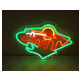 14x10 MN Wild Logo LED Neon Sign