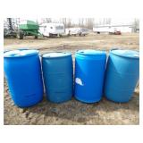 4-55 Gal. Poly Barrels