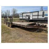 79.25x18ft. w/2ft. Beaver Tail,Tandem Axle Trailer