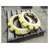 2-John Deere 8000 Series Rear Wheel Weights