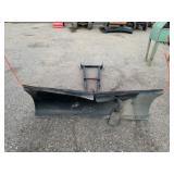 60in. ATV Snow Plow, manual Adj. Angle, w/Mount