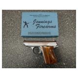 Jennings J22 22LR Semi Auto, Chrome, Sights, Box