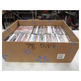 Approx. 78 DVDs