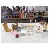 2-Crystal Candle Stick Holders, &