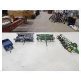 ERTL JD 4 Bottom Pull Type Plow, ERTL JD 1/16 Cult