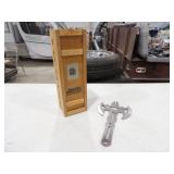 Battle Axe 12in. Long & Bookers Bourbon Wood Box
