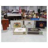 6 Various Cigar Boxes