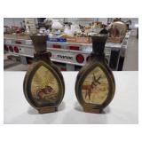 2-James Lockhart Wildlife Jim Beam Decanters,