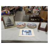 United States Capitol Pic Undated,2-Bookends, VTG