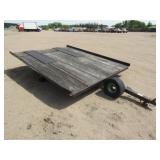 93.5in.Wx10ft.L Single Axle Tilt Bed Sled Trailer,