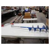 Hand Crank Ice Auger, 43in. Long, 6in. Dia