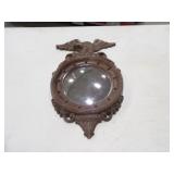 Molded Eagle Framed Mirror 16.5inx10in