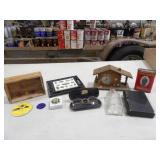 Wind Up Cabin Clock, Bible in German?, &