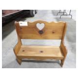 Small Decor Bench 25inW