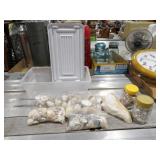 Various Sea Shells in Storage Tote