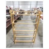 Wood DVD Rack 29inWx46inT