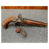 44 Cal? Flintlock Pistol 9.5in. Barrel, S/N 108685