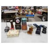 8-Avon Aftershave/Colognes, 1-Soap Jar w/Soap, &