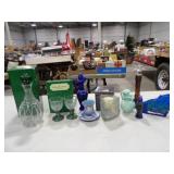 3 Avon Colognes, 2 Bath Oils, 1 Candle, &