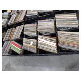 Approx. 491 Vinyl Records in 10 Milk Crates